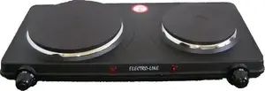 Напольная плита Electro-Line 102B — чёрная, 2 конфорки