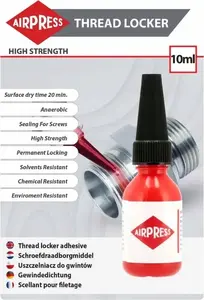 Клей для уплотнения резьбы Airpress KLEJ DO USZCZELNIANIA GWINTÓW STRONG 10 мл – Airpress AP 4306671