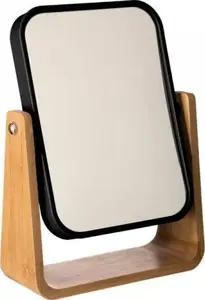 Vanity mirror 5_five Lustro 5 with stand, model 140751N (Natureo)