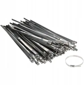 Metāla kabeļu saite Delta SSCT-150X4.6, nerūsējošais tērauds, 150 x 4.6 mm, 100 gab.
