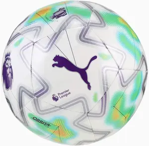 Futbola bumba PUMA Orbita Play Thrill Premier League 084719-01, izmērs nav norādīts, spēlēm un treniņiem