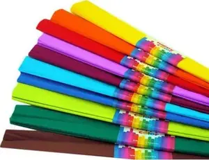 Гофрированная бумага Happy Color BIBUŁA MARSZCZONA 50 x 200 см, микс цветов, упаковка 10 шт.