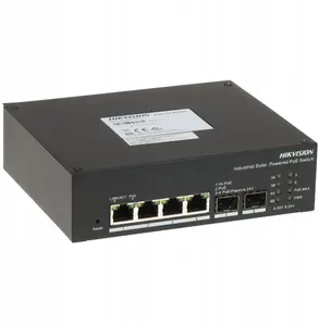 Pārvaldāms rūpnieciskais PoE slēdzis Hikvision DS-3T1506HP-EI-UPS/NO POWER UNIT, 4 SFP porti, PoE atbalsts