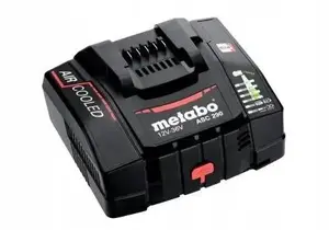 Charger Metabo ASC 290 for 12–36V batteries, fast 16A charging, model 627370000