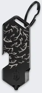 Multitool Gerber Shard DT ANTLER Black – keychain prybar, bit driver, bottle opener, pocket tool