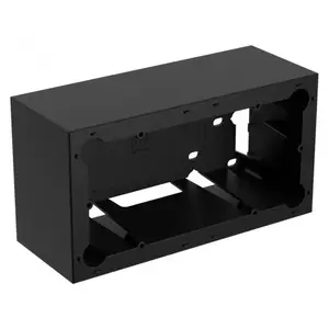 Wall-mounted junction box Audac WB220/SB – black