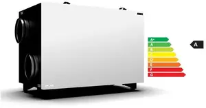 Heat recovery ventilator SpiroFlex Rekuperator poziomy VENT CLEAR HD4 HR Comfort Plus 465 m3/h