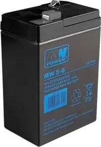 Sealed Gel Rechargeable Battery LEAN Sport 6V 5Ah, Maintenance-Free, Valve-Regulated