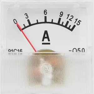 Analog ammeter BLOW 51-515 — panel meter, up to 15 A with shunt, compact