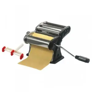 Pasta machine KingHoff KH-1957 — manual pasta roller and cutter for dough sheets and noodles