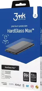 Tempered glass screen protector 3MK HardGlass Max Black for Redmi 14C / POCO C75 / Redmi A4 5G