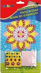 Foam mosaic kit Titanum Mozaika piankowa Kwiatek — craft foam pieces for decorative flower mosaic