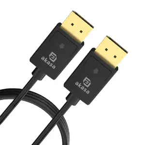 Akasa AK-CBDP26-20BK DisplayPort cable 2 m Black