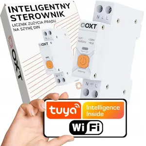 OXT T335 Интеллектуальный Wi‑Fi контроллер энергии с током 63A и встроенным счётчиком (Tuya)