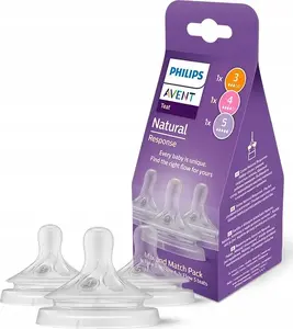 Bottle Teat Set Avent SCY960/03 — 3 teats with different flow rates