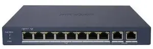 Коммутатор Hikvision DS-3E1510P-EI/M(B) 10-портовый с 8 PoE-портами
