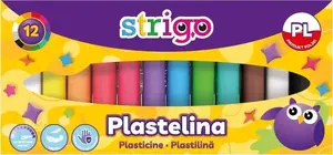 Modeling Clay Set Strigo Plastelina — 12 Colors (pack)