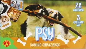 Puzzle set Alexander Domino obrazkowe. Psy — Alexander brand picture domino game (GXP-886055)