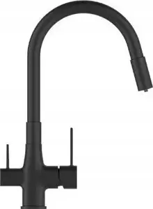 Кухонный смеситель Sourcing MIXER KITCHEN GLAMOUR WITH FILTER черный — модель BZ-02-F04-V
