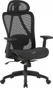 Office Products biroja krēsls Kalamos — melns, ergonomisks darba krēsls, modelis 23023471-05