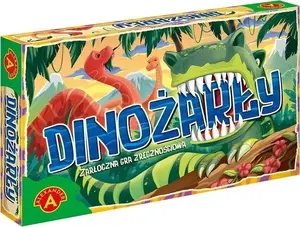 Board game Alexander Dinożarły (Katapulty z żetonami) dexterity game by Alexander model 2733