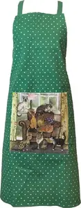 Kitchen apron Boltze AP19 'Dom pełen kotów' with cat print