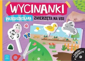 Puppet theatre set Aksjomat 'Zwierzęta na wsi' – children's finger puppets and stage play kit