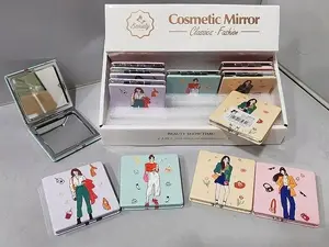Makeup mirror Donegal double-sided model mirror set — 12 pieces