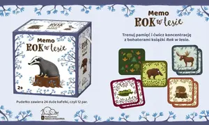 Настольная игра nasza księgarnia Gra Rok w lesie. Memo — мемори с карточками