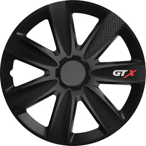 Wheel center cap Versaco 14" VERSACO GTX carbon/silver for 14-inch rims