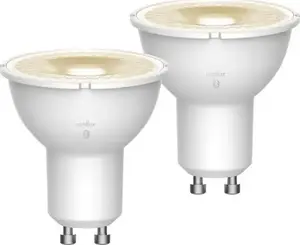 LED smart GU10 bulb pack, Nordlux 2070041000, tunable white 2200–6500 K, 450 lm, 2 pcs