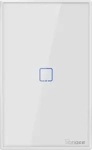 Wall switch Sonoff T2US1C 1-gang Wi‑Fi smart switch white, US single-pole