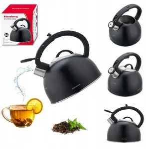 Stainless Steel Whistling Kettle Klausberg KB-7911, 2.5 L, stovetop kettle