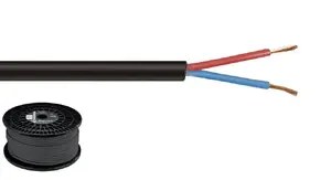 Monacor SPC-515/SW audio kabelis 100 m Melns