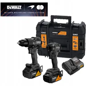 Akumulatoru instrumentu komplekts DeWalt 18V XR DCD86 urbjmašīna un DCF86 triecienuzgriežņu atslēga 2×5Ah DWXMCL