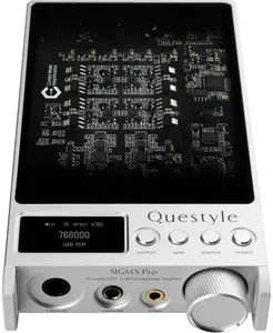 Headphone Amplifier Questyle Sigma Pro Silver — portable DAC/AMP with Bluetooth