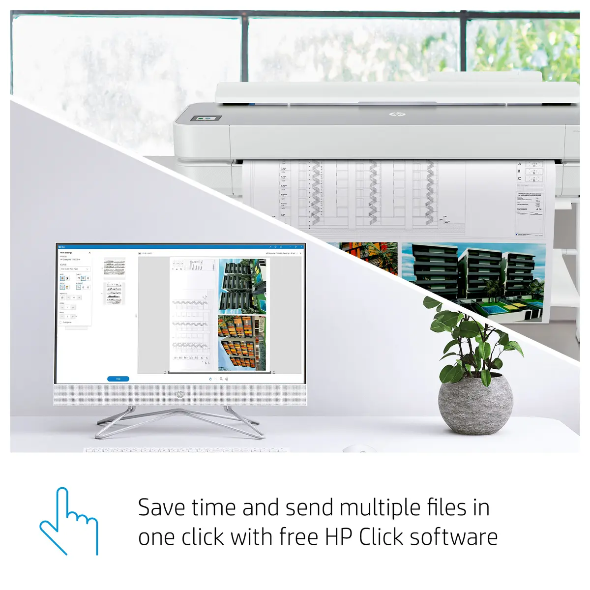 HP Designjet Studio Steel 24-in Принтер Photo 6