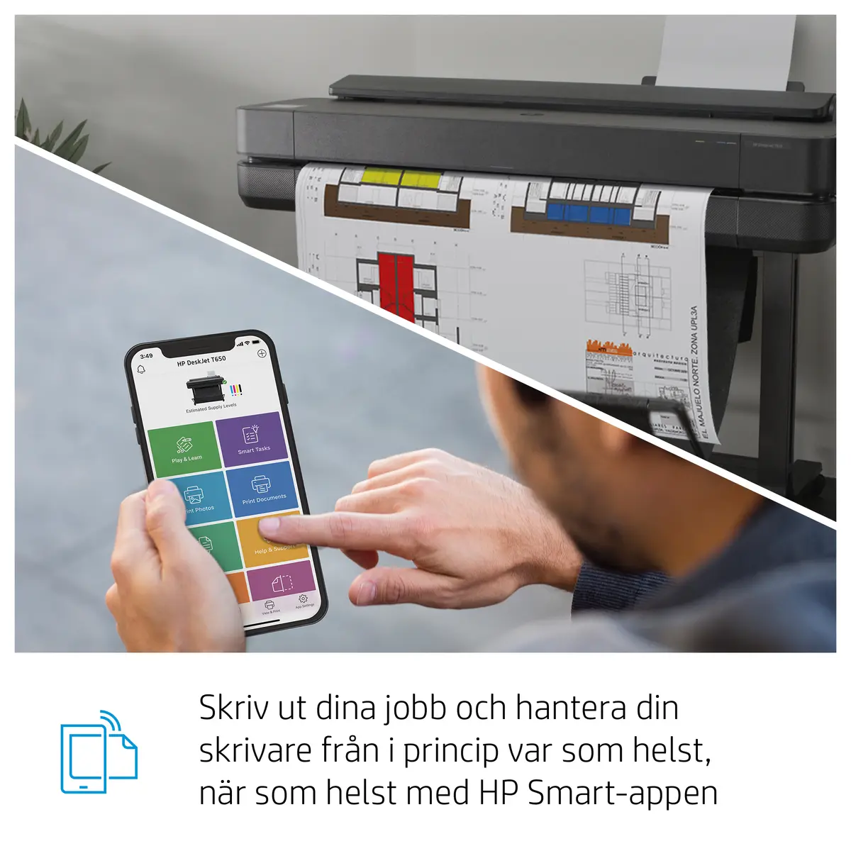 HP Designjet Studio Steel 24-in Принтер Photo 11