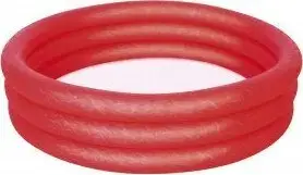 Inflatable Pool Bestway 51025 by Bestway, Red, 1.22 m diameter x 25 cm height