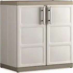 Уличный шкаф Keter Excellence XL низкий, 89 x 93 x 54 см, бежевый