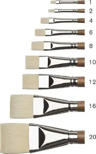 Paint Brush SMARTMAX Artists' Oil Synthetic Hog Bright Size 4 - Synthetic Hog Bristles, Bright Shape, Size 4
