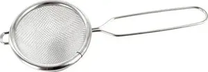 Metal strainer ORION 8 cm diameter, kitchen sieve for draining and sifting