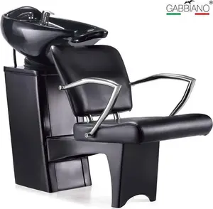 Frizieru mazgāšanas stacija Gabbiano Q-2278 melna — šampūna vienība salonam