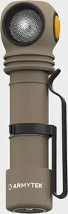 Luktura ARMYTEK Wizard C2 Pro Sand White 3‑1 — kompakts uzlādējams priekšgalvas lukturis ar magnētisko stiprinājumu