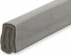 Crumpled Crepe Paper STARPAK 50 x 200 cm, Gray, Pack of 10