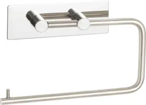 Toilet Paper Holder Home It Samoprzylepny Chrom — adhesive chrome finish, wall-mounted