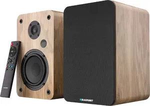 Bookshelf speakers Teac BS-50OK brown — Bluetooth, 2×75W, RCA, USB, Optical, Bass-reflex, Remote