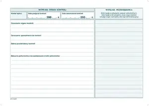 Notebook Michalczyk & Prokop A5 control book P10-U, new, compact format for records