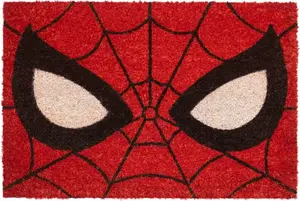 Durvju paklājs No name Spider-man 40 x 60 cm PVC un kokosšķiedra sarkans