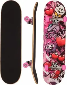 Wooden Skateboard BESTSPORTING OCOTOPUS PINK model CZ20308